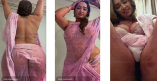 Aditi Mistry Nude Fill Colors on Her Boobs ASS on Holi Special Live – P03